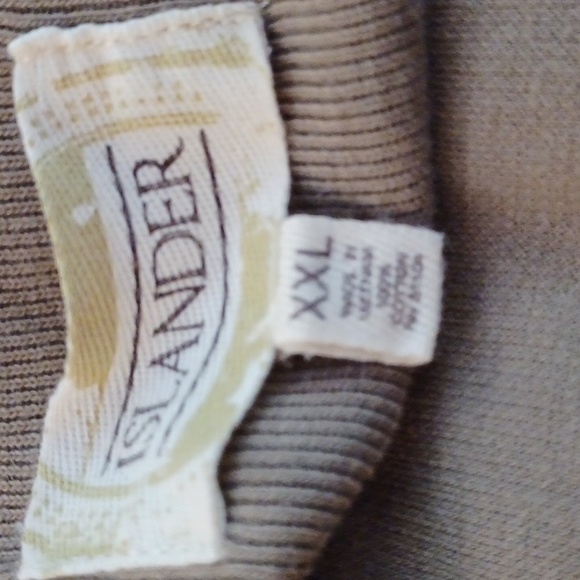 Islander Zippered Brown Lite Weight Jacket Pockets Size XXL - Picture 11 of 11